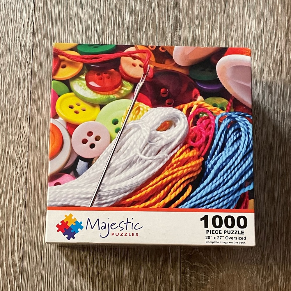 EUC Majestic “Needle and Thread” 1000 Piece Colorful Puzzle